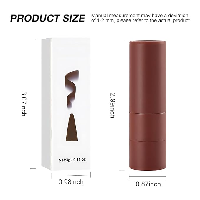 AMY'S DIARY Matte Crayon Lip Liner Lipstick Makeup, Precision Tip Matte Lip Crayon, Longwear Up To 24Hrs,Matt Lip Liner Make Up Smudge-Proof Lip Contour Waterproof for Women (Toffe, Regular)