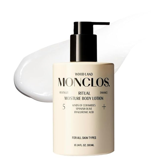 Ritual Moisture Body Lotion (10.14 fl oz) - Hydrating pH-Balanced Body Moisturizer with Olive Oil, Squalane, and 5-Complex Hyaluronic Acid for Smooth and Comfortable Skin