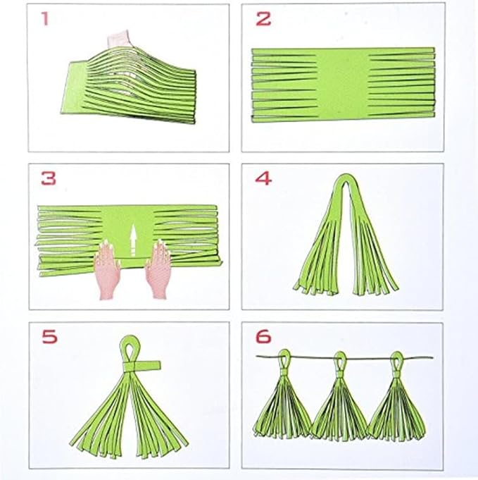 Blue and Silver Tassel Garland,Paper Tassel Banner,Table Decor,Blue and Silver Tissue Tassels Party Decor Supplies for Party,DIY Kits - (20 PCS)