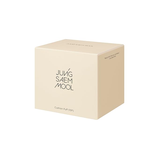 [JUNGSAEMMOOL OFFICIAL] Cushion Puff Set (10p) Black