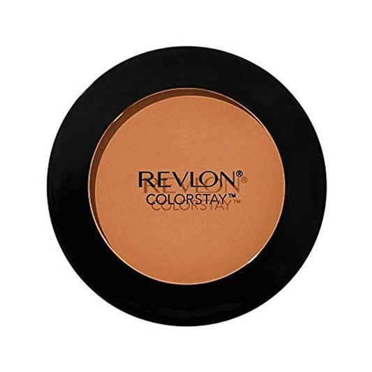 Revlon Powder Foundation, ColorStay Face Makeup, Longwearing, Oil Free-Fragrance Free, Noncomedogenic, Cappuccino (410)