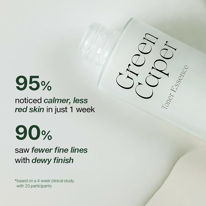 NDP Green Caper Milky Toner Essence - Hydrating Korean Toner for Face, Deep Moisture for Sensitive and Dry Skin, Panthenol, Madecassoside (4.39 Fl oz / 130ml)