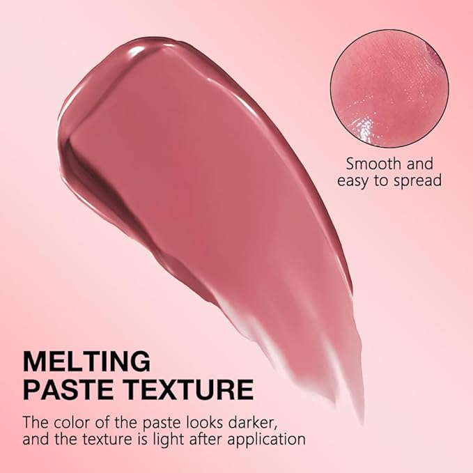 Pink Honey Lipstick Tinted Butter Lip Balm for Women, Natural Sheer Moisturizing Nourishing Hydrating Pink Honey Shine Tint Lipstick Tinted Lip Stain Gloss with a Hint of Natural Cherry Vegan