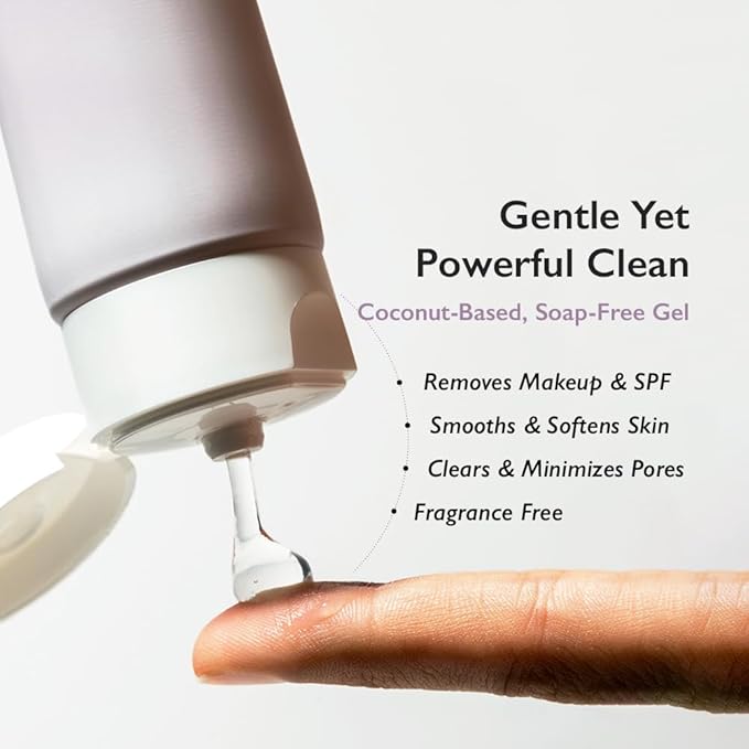 Black Rice Moisture 5.5 Soft Cleansing Gel, Gentle Foaming Daily Cleanser, Low 5.5pH, Moisture Balance, Soap Free, For Sensitive Skin, Vegan & Cruelty-Free, 3.4 fl.oz