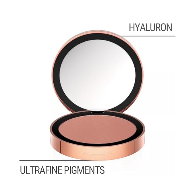 M. Asam Magic Finish Satin Blush Desert Bloom - Make-Up Powder Blush For A Fresh & Radiant Look With Hyaluronic Acid & Ultra-Fine Color Pigments For Fuller Looking Cheeks (0.14 Oz)