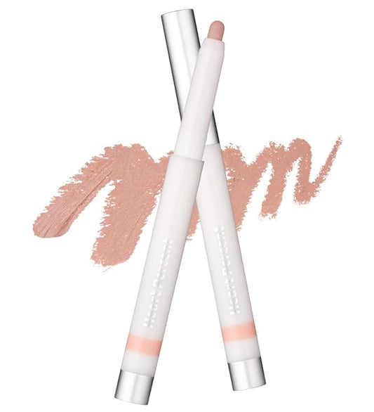 Heart Percent Dote On Mood Lineproof Lip Pencil, 12hr Long-Lasting Moderately Pigmented Creamy OverLip Crayon Waterproof Smooth Retractable Vegan Lip Liner Pencil 0.8g, #03. Rose Cotton