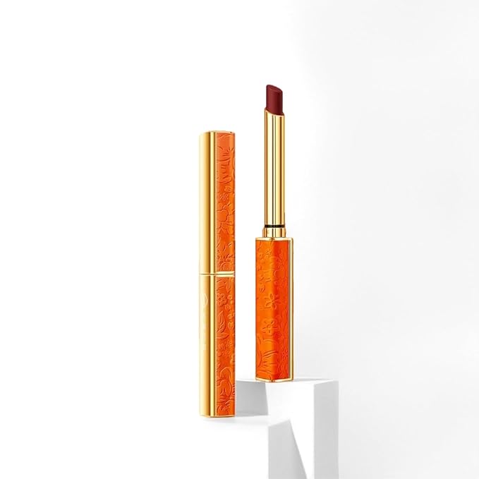 2026 new Velvet Mist Play Lip Makeup, Luxury Gold Orange Lipstick, Velvet Matte Finish, 4 Trendy Colors Available, Lightweight Long-Lasting Formula (4PCS gift case)