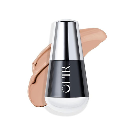 OFIR Skin Satin Medium Coverage Foundation | Lightweight Foundation Makeup with Vegan Formula | Blue Light Protection & Non-Creasing for Long-Lasting Wear | 1 FL OZ (Barley - Light Cool)