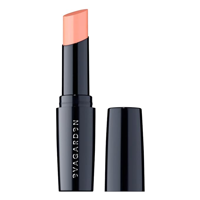 EVAGARDEN Pleasure Lipstick - Moisturizes and Nourishes - Protects with SPF - Soft Application Spreads Easily and Provides Smoothness - Gives Volume Effect and Bright Color - 660 Salmon - 0.1 oz