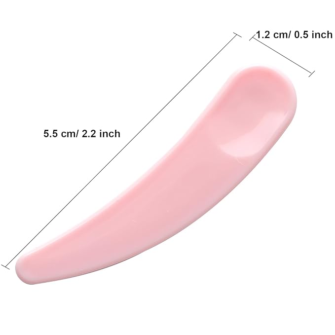 200 Pack Small Cosmetic Spatulas Mini Makeup Spatula Disposable Plastic Spatula Facial Skincare Face Mask Spatula (Multi-colored)