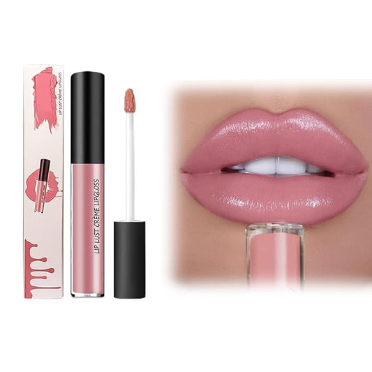 12 Color Cream Lip Gloss, 2025 New Cream Texture Lipstick Non-Stick Lip Gloss, Long Lasting Lipstick Hydrating Lip Tint Natural Non-Fading Liquid Lip Stick for Women (#03, One Size)