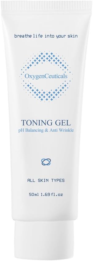OxygenCeuticals Toning Gel – Premium Hydrating Gel Toner with Centella & Licorice Root Extracts, Adenosine Anti-Wrinkle, Soothing Care for Dry & Sensitive Post-Treatment Skin. 1.69 fl.oz (50ml)