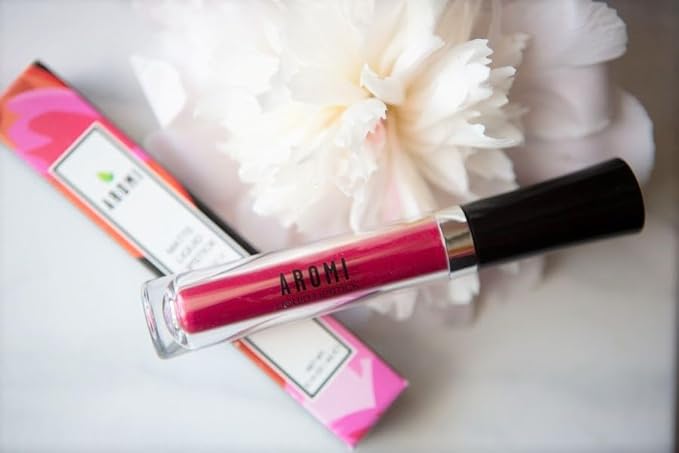 Aromi Magenta Matte Liquid | Pink Fuchsia Lip Color, Long-lasting, Vegan and Cruelty-free, Waterproof, Smudge Proof, Handmade (Pink Peacock)