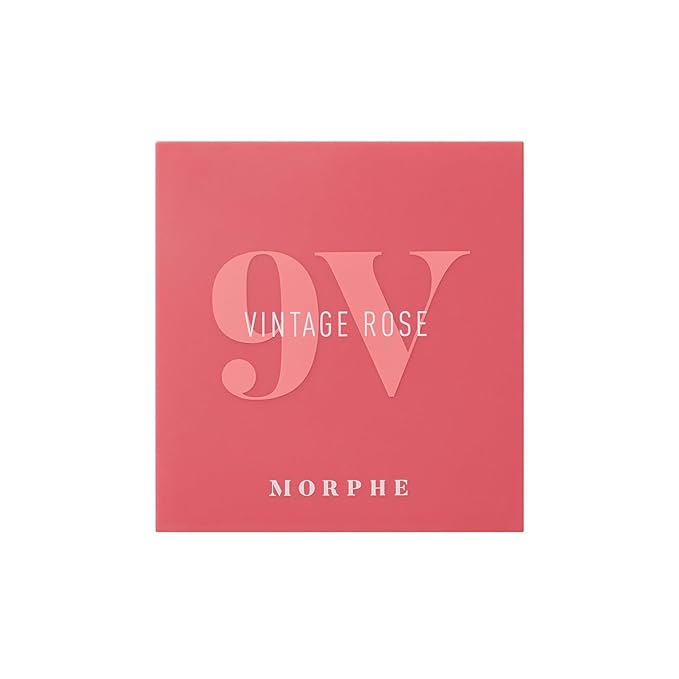 Morphe 9V Vintage Rose Artistry Palette - Mauve & Rose-Toned Makeup Palette with Matte and Shimmer Finishes - Highly Pigmented Eye Makeup with a Blendable & Buildable Formula (0.35 oz)
