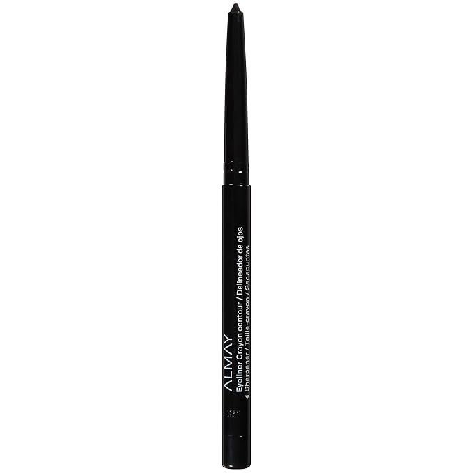 Almay All-Day Eyeliner Pencil, Hypoallergenic, Cruelty-Free, Smudge-Proof, Ophthalmologist Tested, Long Wearing and Water Resistant, 205 Black, 0.01 oz