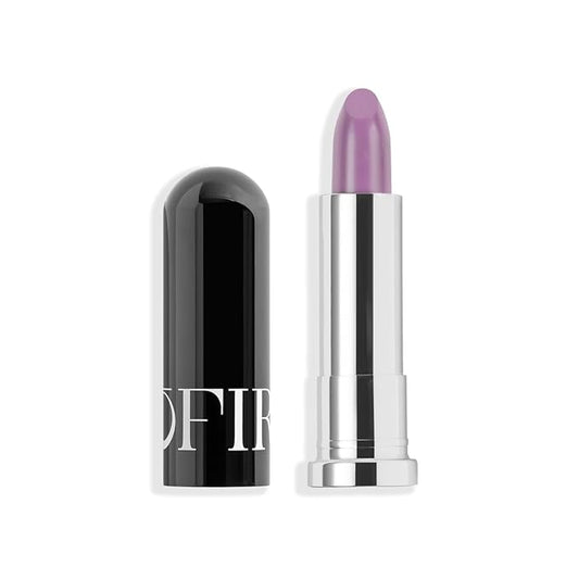 OFIR Lip Rouge Satin Hydrating Lipstick | Full Coverage Cream Lipstick for Long Wear Comfort | Lightweight Lip Satin Finish with Shea Butter| Go There! - Muted Purple 0.12 oz