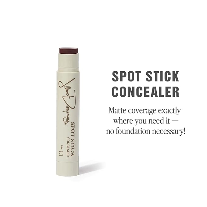 Jillian Dempsey Spot Stick Concealer | Easy Blending Matte Concealer for Blemishes & Uneven Skin Tones | Shade No. 13: Deep with Plum Undertones