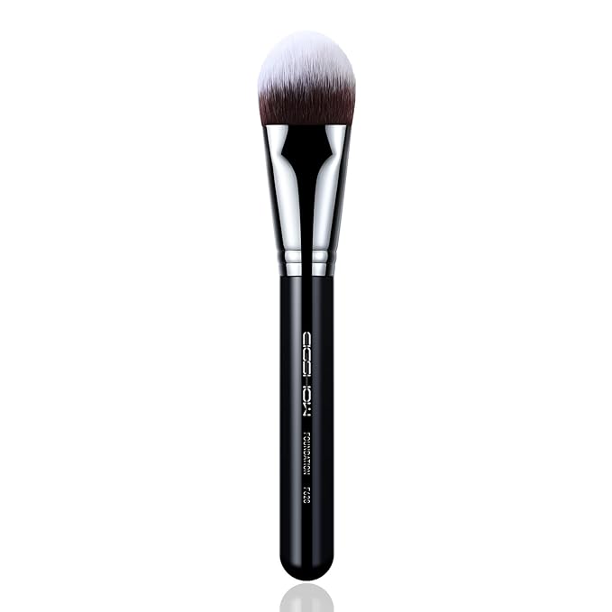 EIGSHOW Domed Foundation Brush, Large Face Makeup Brush with Soft Dense Synthetic Bristles for Blending Liquid Cream Powder (F628)