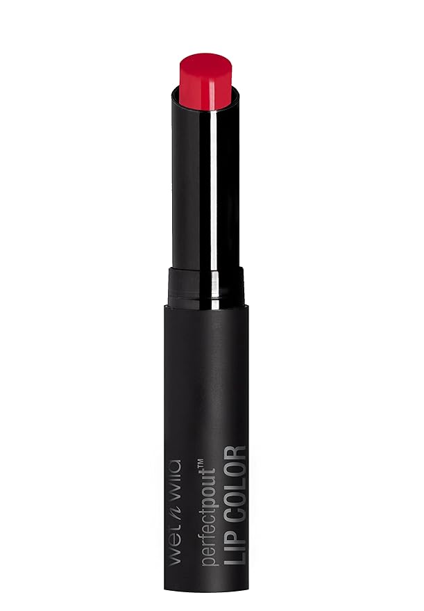 wet n wild Lipstick Perfect Pout Lipstick Red Undercover Lover | Non-Tacky | Non-Sticky | Long Lasting | Lip Color