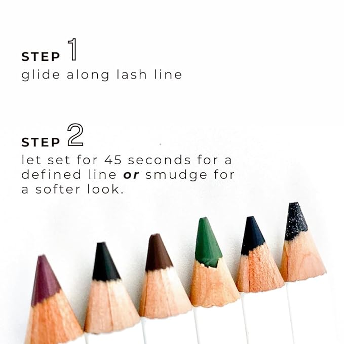 Honeybee Gardens Effortless Eye Liner Pencil in Envy, Rich Pigmentation, Smooth, Long-Wearing, Vegan, Gluten-Free