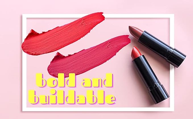 Mauvelous Dark Rose Pink Matte Creamy Pearl Lipstick Color Moisturizing Paraben Free, No Animal Testing & Cruelty Free Lip Makeup Color