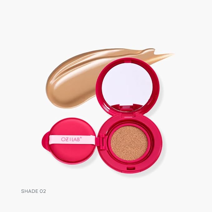 Beauty Pillow Pod Cushion Foundation Ivory – Natural Matte Finish, Buildable Coverage, Paraben-Free, Portable Compact with Mirror and Puff,0.42 OZ /12G,pack of 1