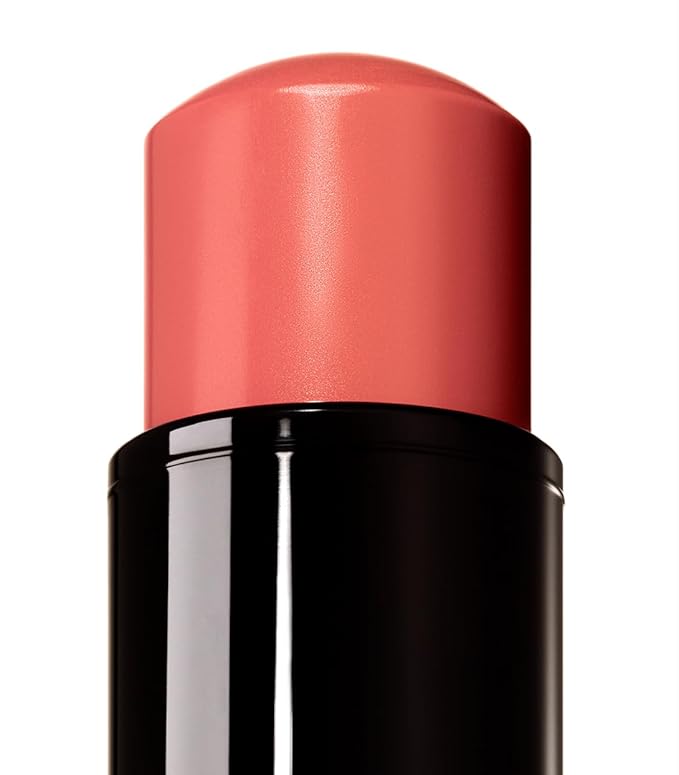 MAKE Beauty Heat Stroke Cream Blush Stick for Cheeks with Natural Hydrating Dewy Finish. Creamy Gel Blush Balm - Shade Bask, Coral Pink Cheek Tint