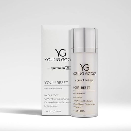Young Goose, Youth Reset Serum | Cellular Regeneration and Repair | Improves Skin Texture | Promotes Skin Luminosity and Vibrancy - Large Size 30ml