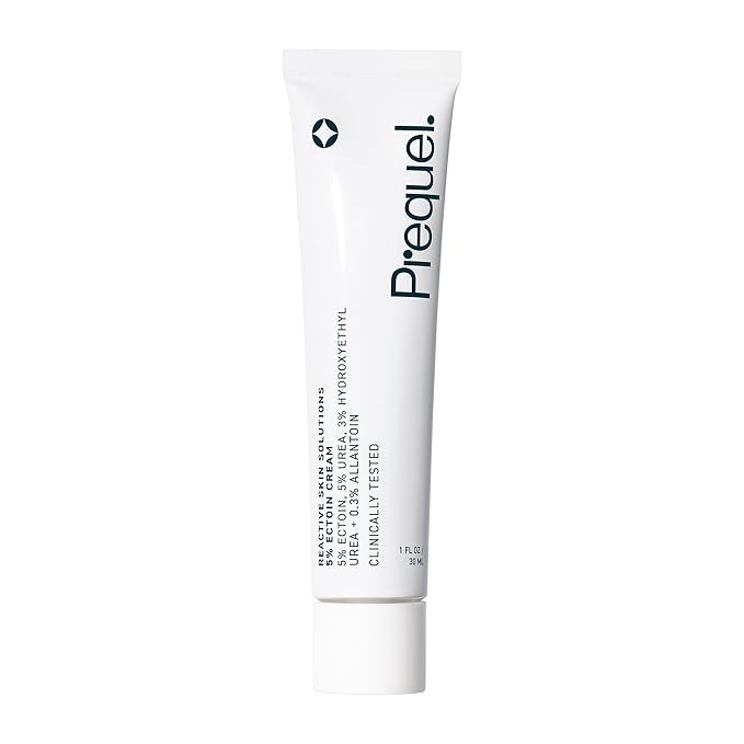 Prequel Reactive Skin Solutions - Soothing, Hydrating Face Moisturizer for Sensitive Skin. Barrier Support Cream with 5% Ectoin, Urea, and Allantoin for Extreme Dryness, Calming and Renewal