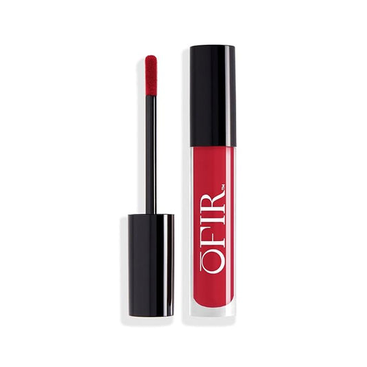 OFIR Velvet Bond Liquid Matte Lipstick | Matte Liquid Lipstick for Bold, Full Coverage Color | Hydrating Pigments Offer All-Day Comfort | Vegan Formula | Chili - Cool Red Shade | 0.12 fl oz