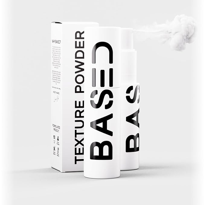 Based Bodyworks Hair Texturizing Powder, Lightweight & Volumizing Styling Powder with Matte Finish, Add Texture with Medium Hold, Best for Short to Medium Hair, (1.69oz Bottle, Pack of 1)