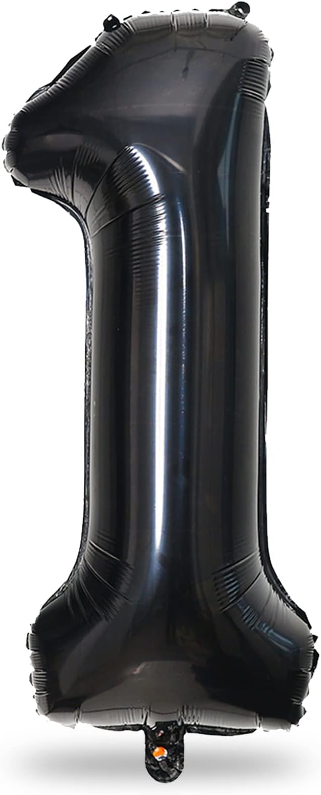 40 Inch Black Foil Balloon Number 1, Giant Self Inflating Number Balloons 0-9 Digital Helium Balloons Set for Girls Boys 1st Birthday Anniversary New Year's Eve Baby Shower Party Decorations Supplies