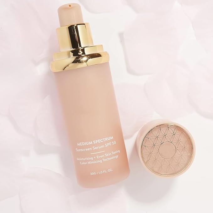 4-in-1 Color-Changing Foundation Liquid with SPF50 Sunscreen, Concealing & Moisturizing & Long-Lasting, Waterproof and Smudge-Proof, Lightweight Application, Suitable for All Skin Types