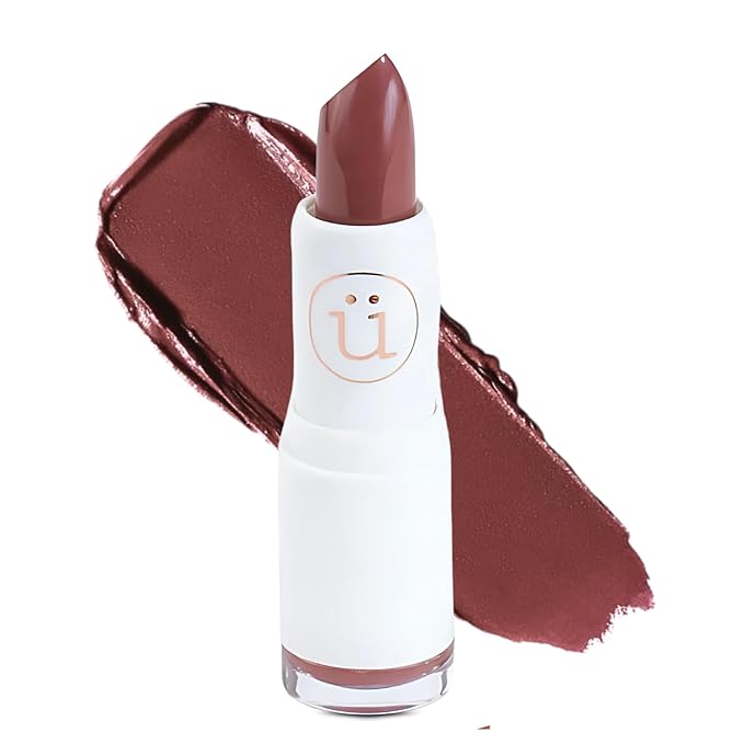 M2U NYC Milky Brown Moisturizing Lipstick with Semi-Matte Finish – Intense Pigment, Full Coverage, Non-Drying, Creamy Formula with Hydrating Lip-Loving Ingredients – Vegan & Cruelty-Free (Mocha)