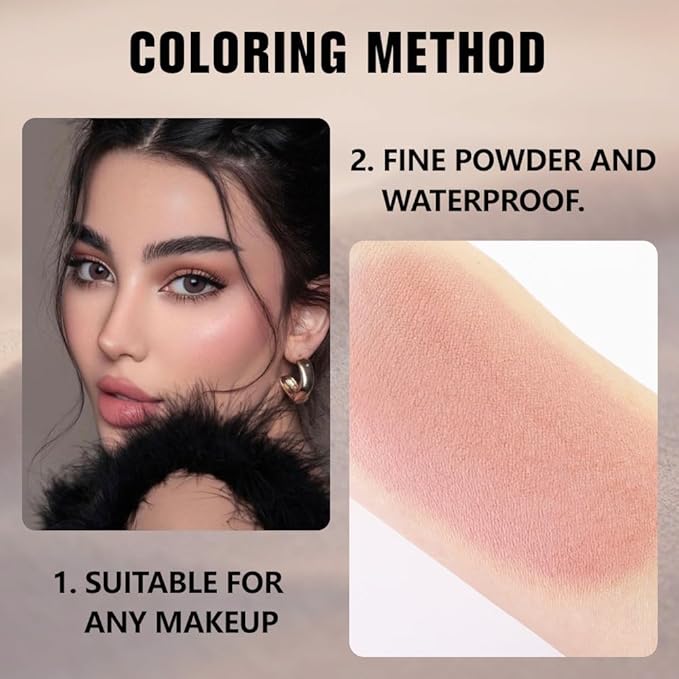 evpct Matte Mauve Pink Single Eyeshadow Palette Makeup for Older Women, Nude Pink Cream Eye shadow Palette Single for Older Women Matte, High Pigment Long Lasting Monochrome Eyeshadow, sombra de ojos