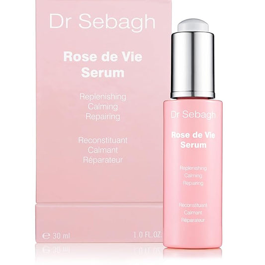 Dr Sebagh Rose de Vie Serum - 1 fl oz | Nourishing Facial Formula for Dry or Sensitive Skin | Support Skin Vitality