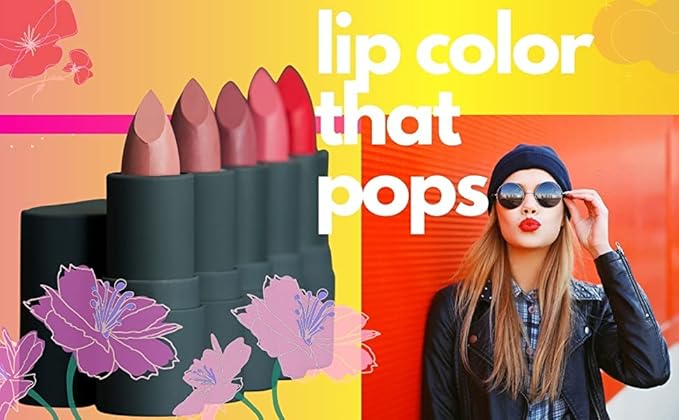 Tequila Sunrise Sunset Deep Red Orange Tangerine Moisturizing Lip Cream Lipstick Color Paraben, Lanolin & Cruelty Free, No Animal Testing