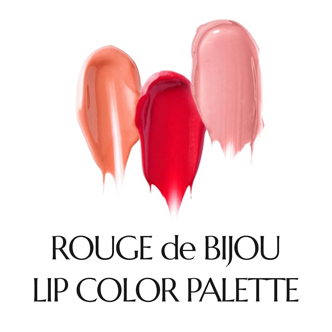 PARIS ROUGE de BIJOU Jewel Shine Lipstick – 274 ROSEA | Rosy Pink-Beige, Glossy Shine, Comfortable Hydration, Jewel Complex with Diamond • Ruby • Pearl Powders (688 RUBEA, 0.63 ounces)