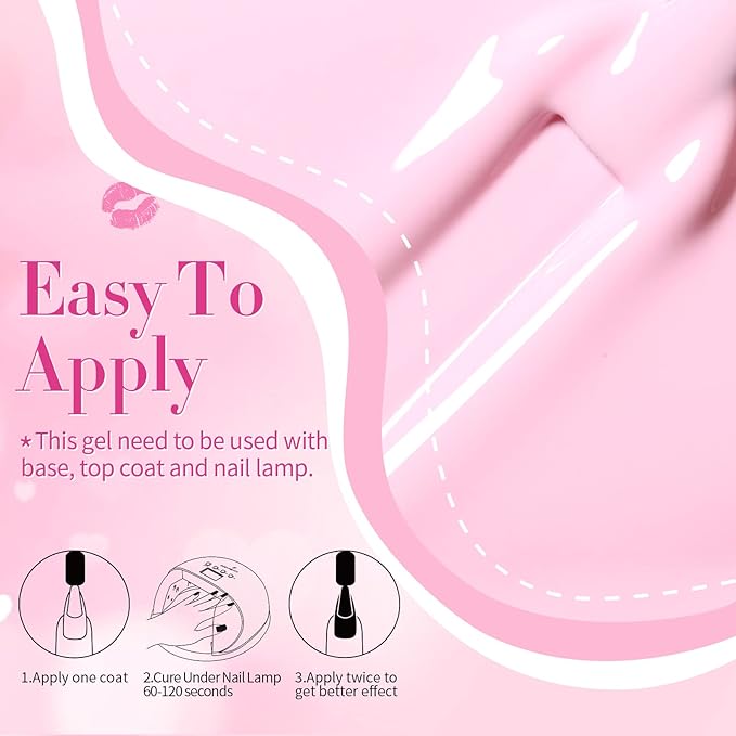 Born Pretty Pastel Gel Nail Polish Set Spring Summer Macaron Candy Sweet Color Gel Polish Easter Soft Pink Yellow Purple Blue Green Colors Collection 7ML 6PCS Nail Art Gift Box