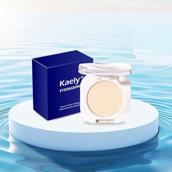 Nude Beige Single Matte Eyeshadow Makeup, Neutral Powde Eye Shadow for Women, Smoky Beige Matte Singles Eyeshadow Palette Pigmented Waterproof,sombras para ojos,Girls Monochrome Eyeshadows Gift