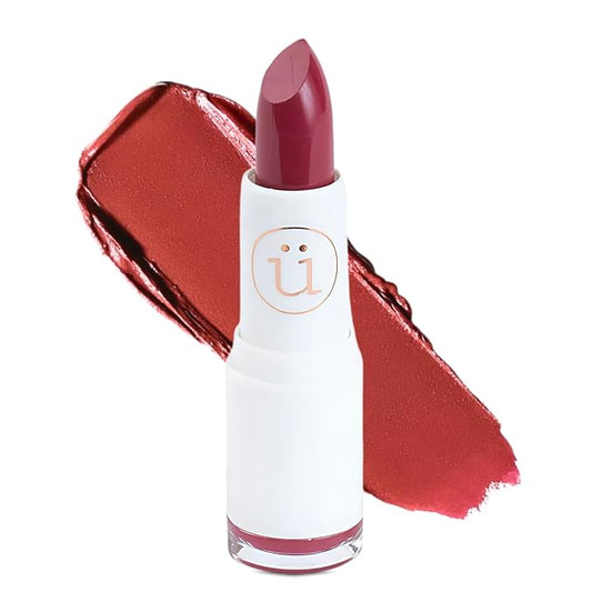 M2U NYC Red Bean Moisturizing Lipstick with Semi-Matte Finish – Intense Pigment, Full Coverage, Non-Drying, Creamy Formula with Hydrating Lip-Loving Ingredients – Vegan & Cruelty-Free (Dumbo)