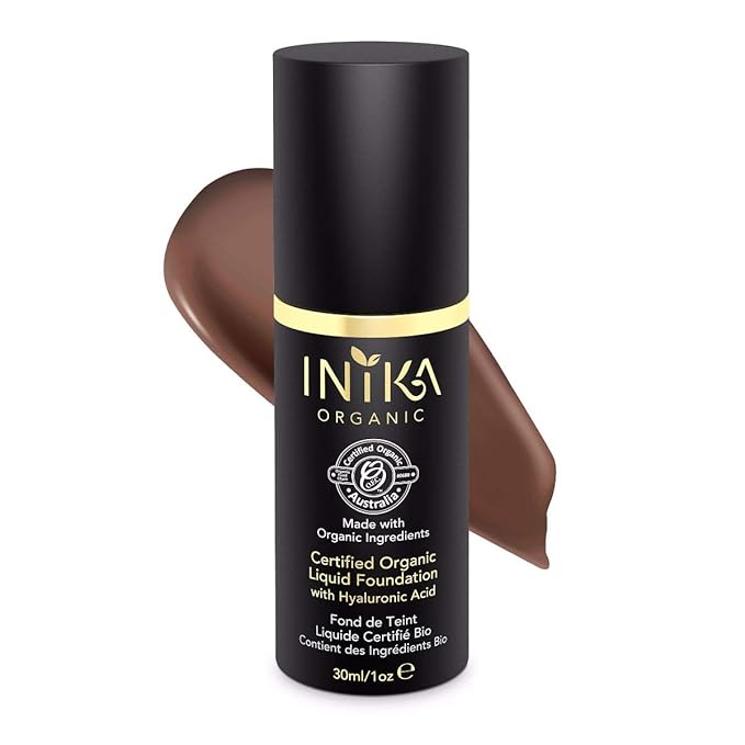 INIKA Organic Cocoa Liquid Foundation, 1.01 OZ