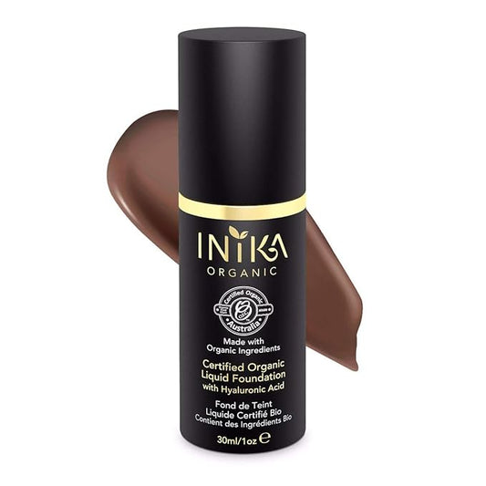 INIKA Organic Cocoa Liquid Foundation, 1.01 OZ