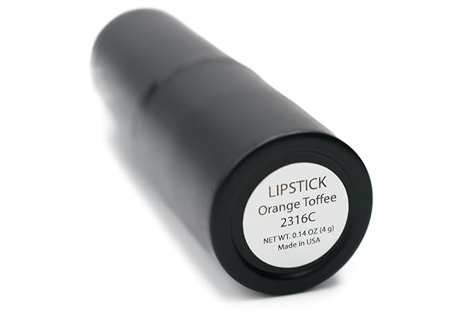 Coral Orange Toffee Light Red Lipstick Color Moisturizing Paraben Free, No Animal Testing & Cruelty Free Lip Makeup Color