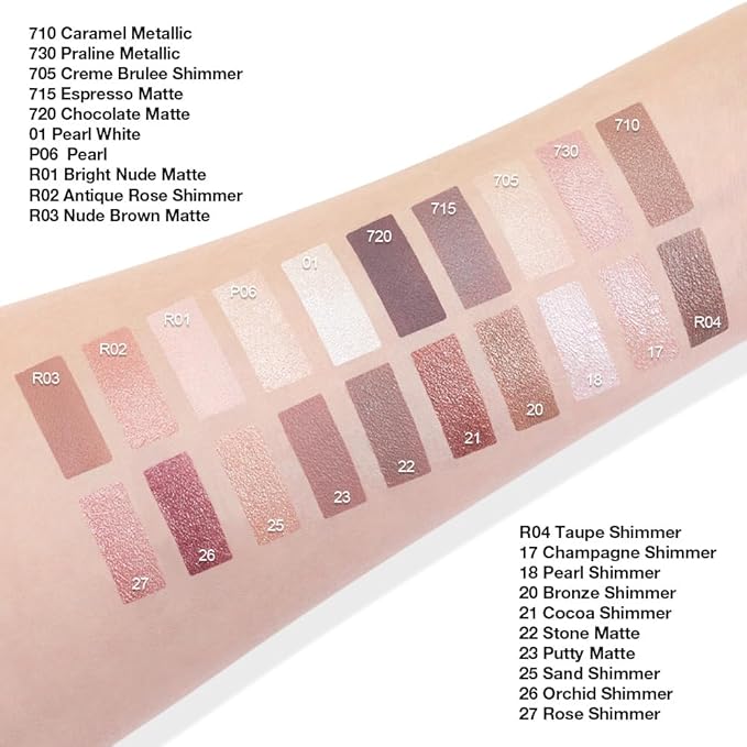 Kaely Single Cream Eyeshadow Pot, Stone Matte Eye Shadow for Older Women High Pigmented Waterproof, Natural Eyeshadow Palette Makeup Brightener, sombras en crema para ojos, Blendable, 22