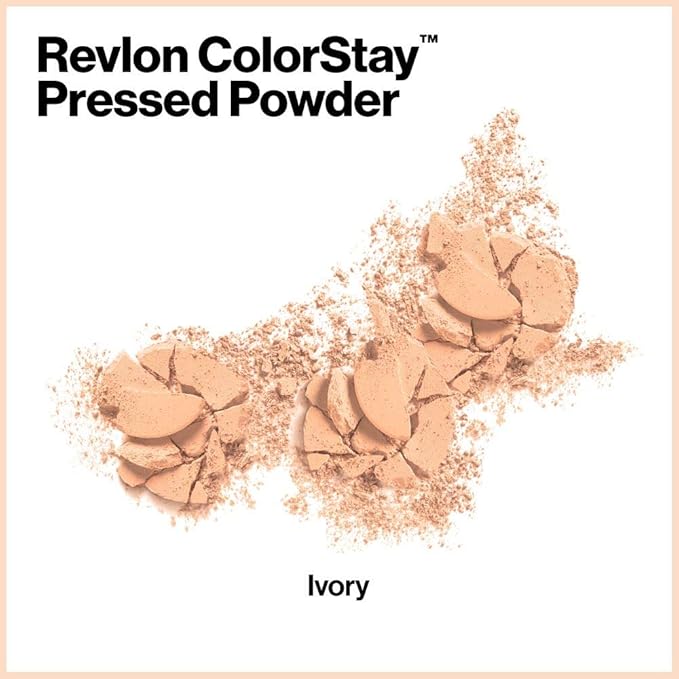 Revlon Powder Foundation, ColorStay Face Makeup, Longwearing, Oil Free-Fragrance Free, Noncomedogenic, Cappuccino (410)