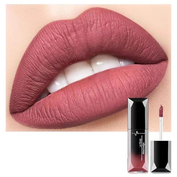21 Colors Matte Liquid Lip Gloss - Non Transfer Proof, Long Lasting 10Hrs Glossy Lipstick, Kiss Proof & Hydrating Lip Stain Wear (2)