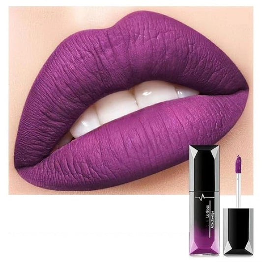 21 Colors Matte Liquid Lip Gloss - Non Transfer Proof, Long Lasting 10Hrs Glossy Lipstick, Kiss Proof & Hydrating Lip Stain Wear (14)