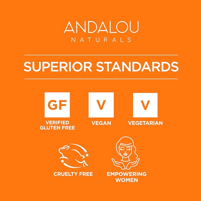 Andalou Naturals Turmeric + Vitamin C Enlighten Serum | Illuminating Face Treatment for Uneven Tone & Sun Damage | With Turmeric and Fruit Stem Cells | 1.1 fl oz