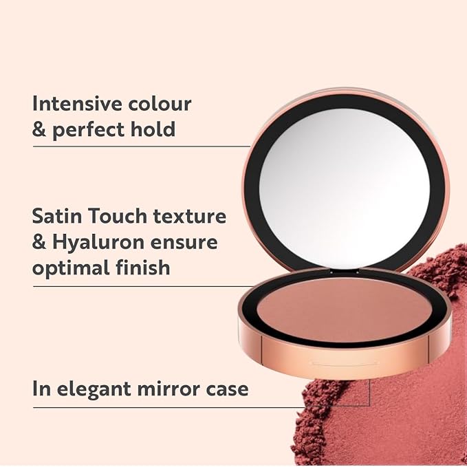 M. Asam Magic Finish Satin Blush Desert Bloom - Make-Up Powder Blush For A Fresh & Radiant Look With Hyaluronic Acid & Ultra-Fine Color Pigments For Fuller Looking Cheeks (0.14 Oz)